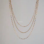 AVERY Three Layer Necklace - Gold Plated