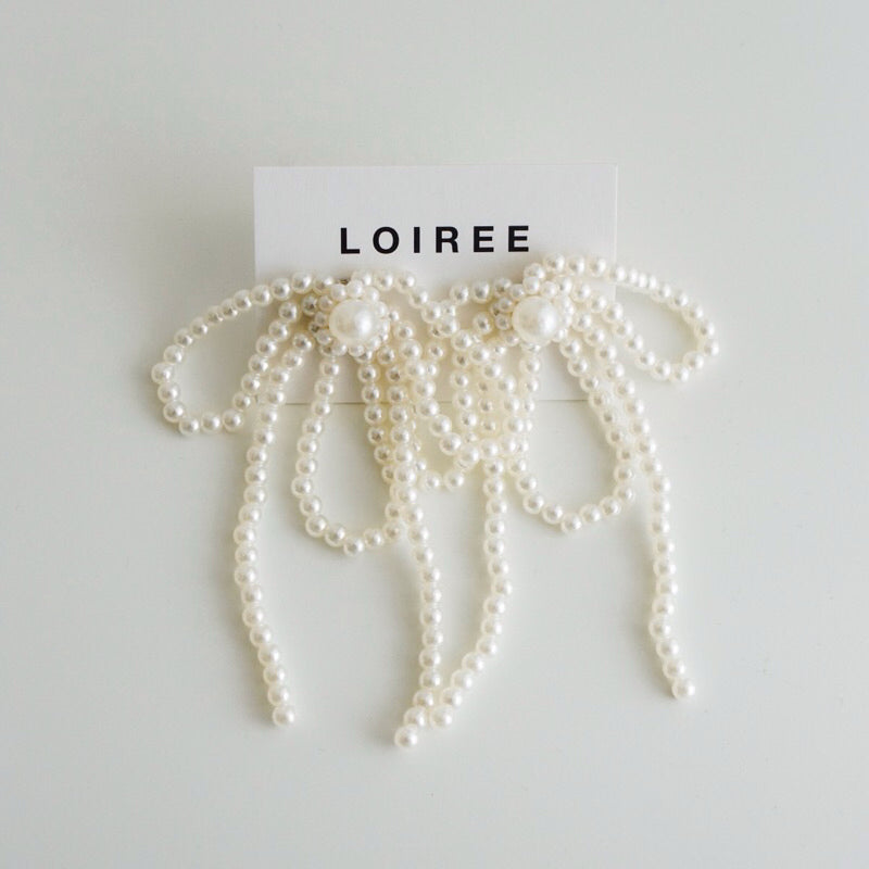 JOSIE Pearl Bridal Earrings - Wedding