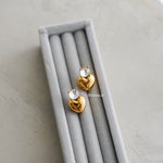 VINNA Heart Earrings - Gold Plated