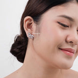 HARPER Zirconia Bridal Earrings - Wedding