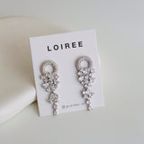 KAYLEEN Zirconia Bridal Earrings - Wedding