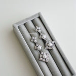 DAKOTA Zirconia Dangle Bridal Earrings - Wedding