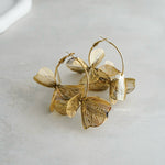 POSIE Big Flower Hoop Earrings - Gold Plated
