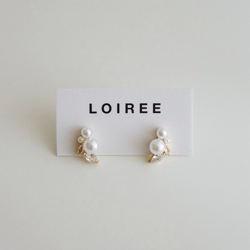 DEVYN Zirconia Pearl Bridal Earrings - Wedding