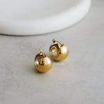 BONDI Chubby Ball Hoop Earrings - Gold Plated