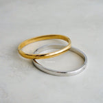 THELMA 5mm Bangle Bracelet - Gold Plated