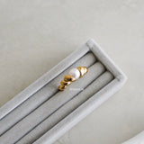 LUCY Pearl Ring - Gold Plated