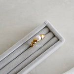 LUCY Pearl Ring - Gold Plated