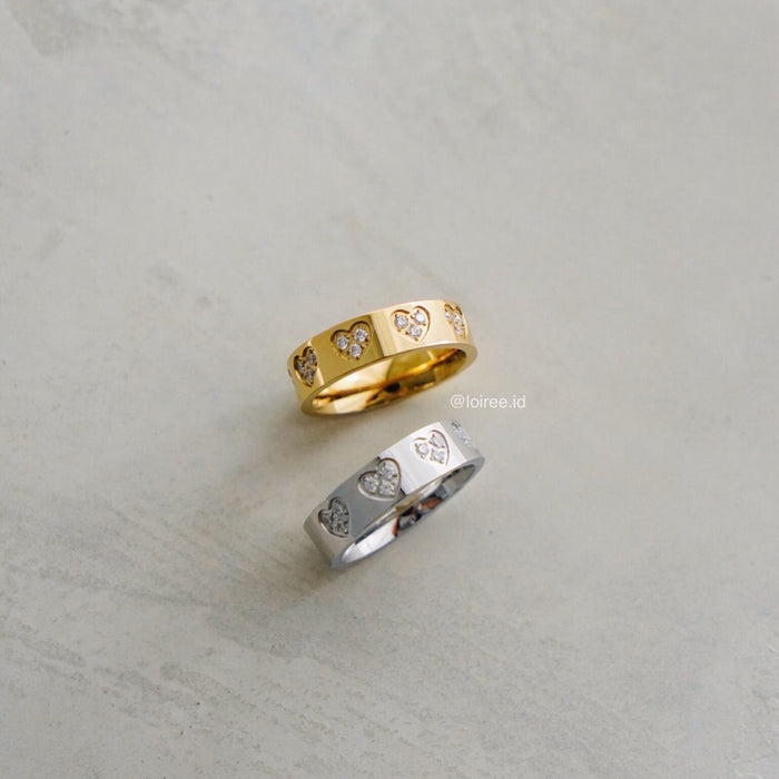 PRIS Heart Ring - Gold Plated