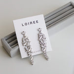 ASTRID Zirconia Dangle Bridal Earrings - Wedding