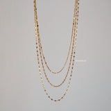 AVERY Three Layer Necklace - Gold Plated