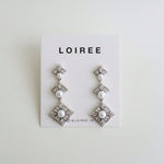 DAKOTA Zirconia Dangle Bridal Earrings - Wedding