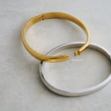 THELMA 6mm Bangle Bracelet - Gold Plated