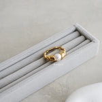 LUCY Pearl Ring - Gold Plated