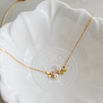 YUJI Flower Necklace - Gold Plated