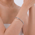 MORITZ Heart Beads Bracelet - Gold Plated