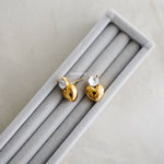 VINNA Heart Earrings - Gold Plated