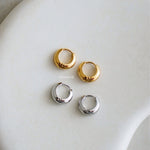 BYRON Mini Huggies Earrings - Gold Plated