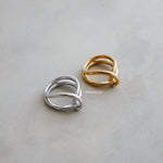 SYDNEY Twisted Ring - Gold Plated