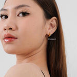 BYRON Mini Huggies Earrings - Gold Plated