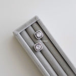 MARIE Square Zirconia Earrings