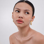 SONYA Leaf Dangle Earrings - Gold Plated