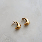 CRUZ Hollow Waterdrop Earrings - Gold Plated