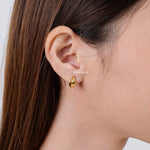 BYRON Mini Huggies Earrings - Gold Plated