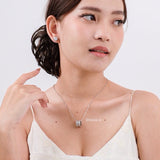 FRASER Circle Pendant Chain Necklace