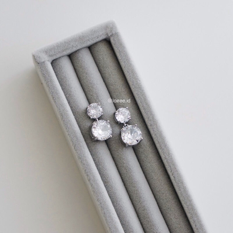 JOYLA Zirconia Drop Earrings