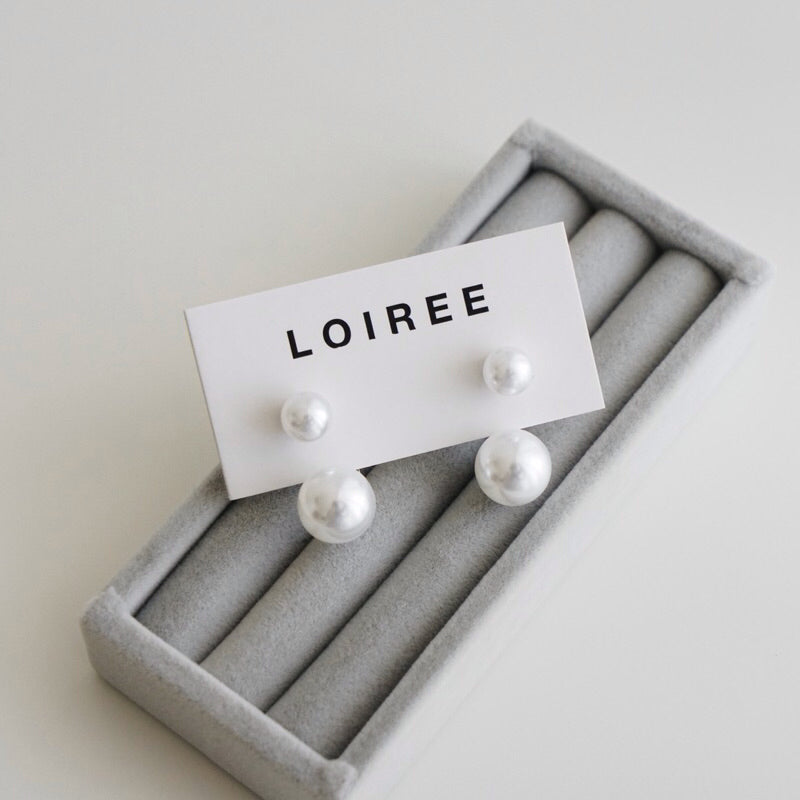 COVE Double Pearl Earrings