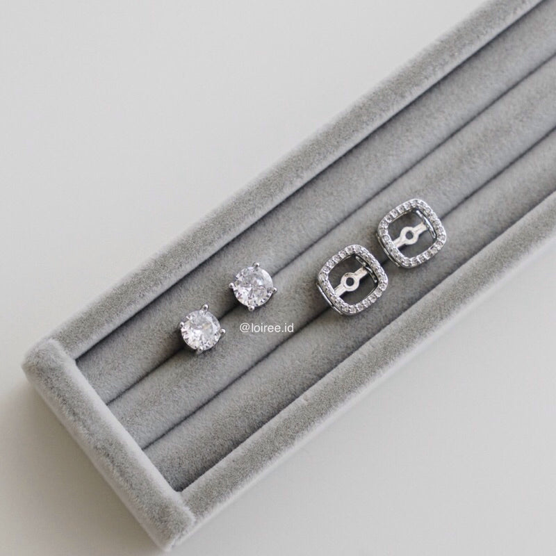 MARIE Square Zirconia Earrings