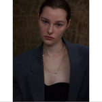 SHANE Pearl Long Necklace - Gold Plated