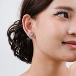 MARIE Square Zirconia Earrings