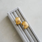 ARLO Threaded Hoop Earrings - Gold Plated