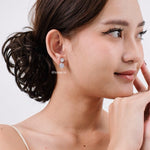 JOYLA Zirconia Drop Earrings