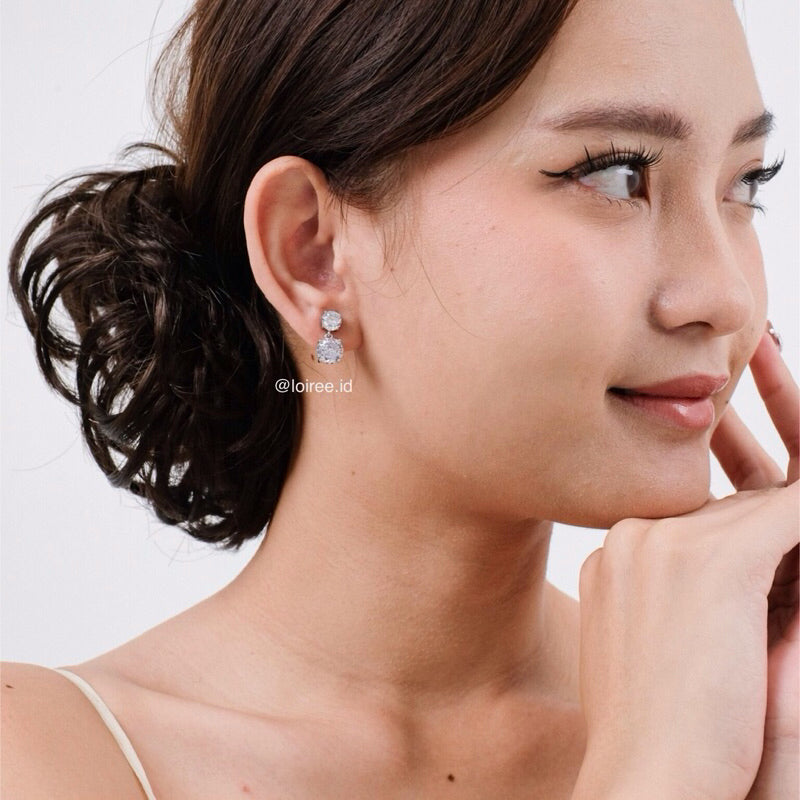JOYLA Zirconia Drop Earrings