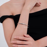 BLANC Adjustable Bangle Bracelet - Gold Plated