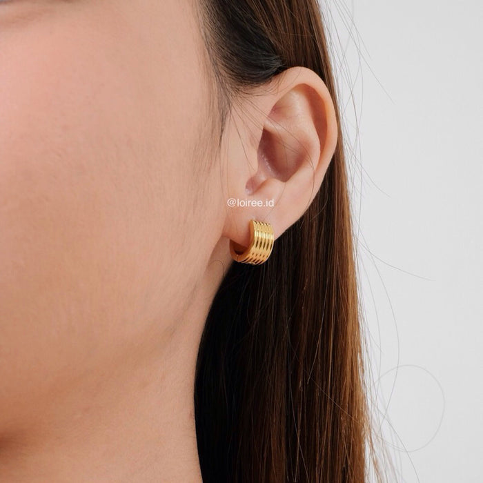 CORBY Hoop Earrings - Gold Plated