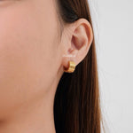 CORBY Hoop Earrings - Gold Plated