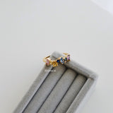 ELSIE Rainbow Paved Ring