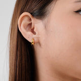 BYRON Mini Huggies Earrings - Gold Plated