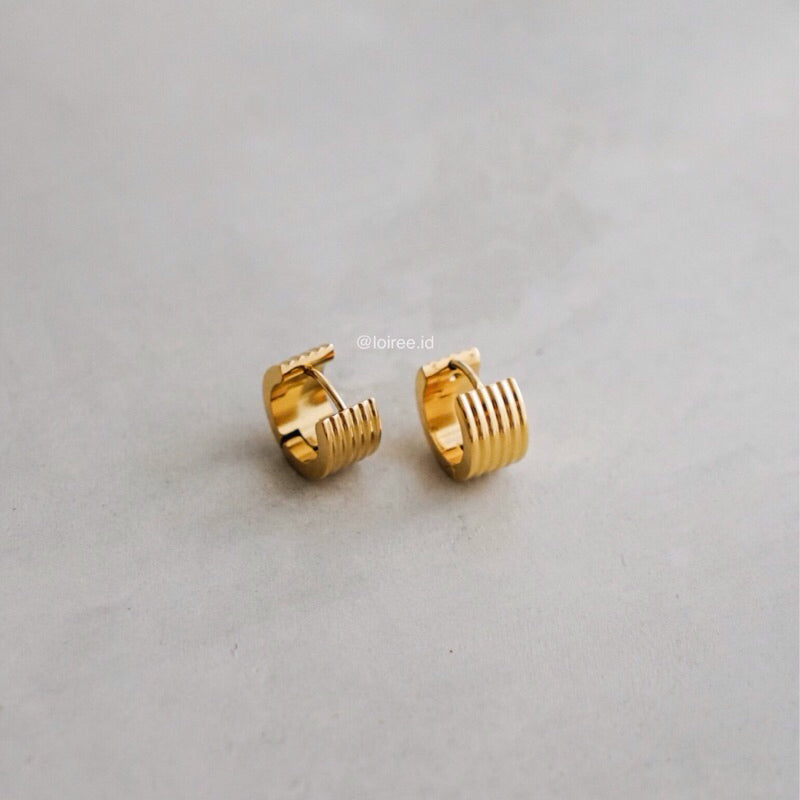 CORBY Hoop Earrings - Gold Plated