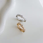 LOIREE - WENDY Zirconia Paved Ring