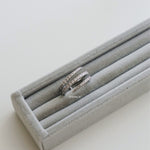 LOIREE - NOEMI Zirconia Three Layer Bridal Ring - Wedding