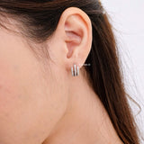 NICOLE Zirconia Hoop Earrings