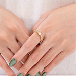 LOIREE - WENDY Zirconia Paved Ring