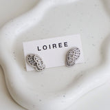 LOIREE - KATE Zirconia Double Layer Butterfly Earrings - Wedding