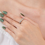 LOIREE - WENDY Zirconia Paved Ring