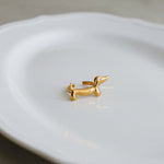 LOIREE - DACHSHUND Sausage Dog Open Ring - Gold Plated